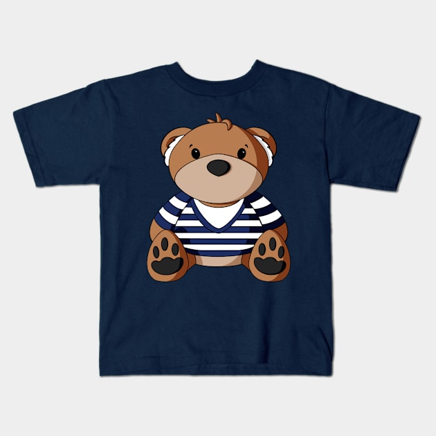 Pablo Picasso Teddy Bear Kids T-Shirt by Alisha Ober Designs